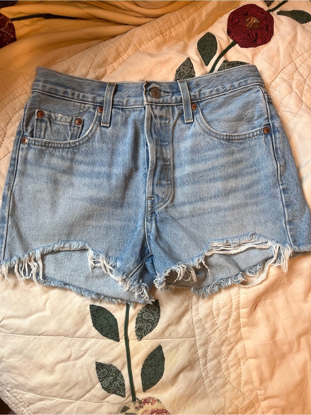 Leviโs 501 Denim Button fly Shorts